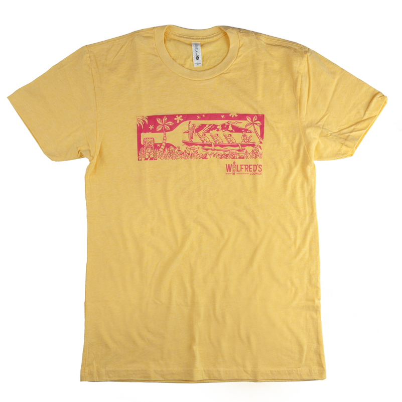 Bottle Outrigger T-Shirt Banana Cream